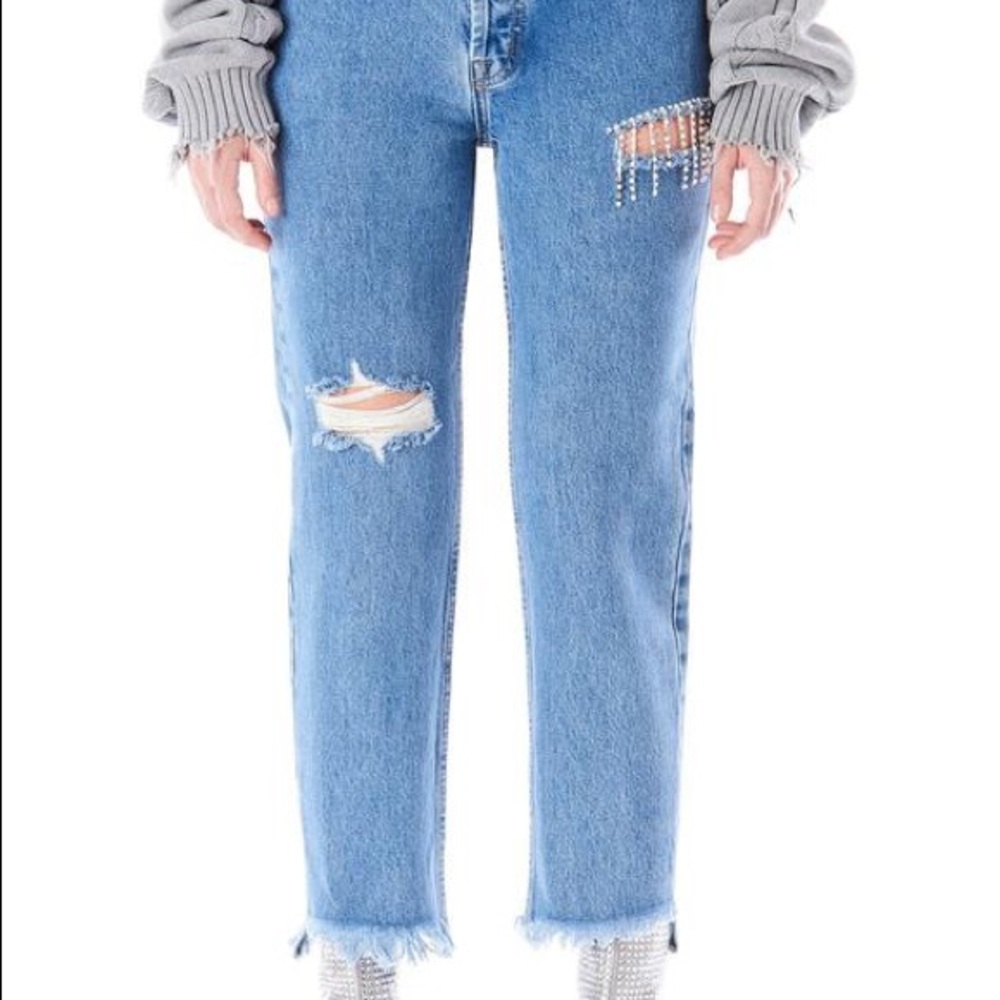 Straight Jeans | trendy jeans | sparkly jeans| festival pants